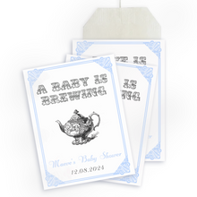 Load image into Gallery viewer, TEA FAVORS ENVELOPES | BABY IS BREWING Bushel & Peck Paper