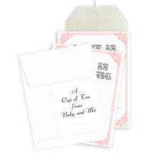 Load image into Gallery viewer, TEA FAVORS ENVELOPES | BABY IS BREWING Bushel & Peck Paper