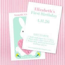 Load image into Gallery viewer, SEED PAPER FAVORS | SomeBUNNY Bushel & Peck Paper