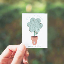 Load image into Gallery viewer, SEED PAPER FAVORS | BLUE FLOWER Bushel & Peck Paper