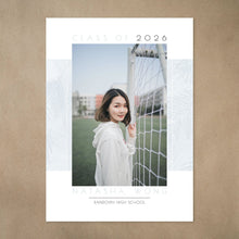 Load image into Gallery viewer, GRADUATION ANNOUNCEMENTS | SIMPLE BLUE Bushel & Peck Paper