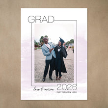 Load image into Gallery viewer, GRADUATION ANNOUNCEMENTS | WATERCOLOR Bushel & Peck Paper