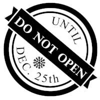 Load image into Gallery viewer, Rubber Stamp - Holiday :: DO NOT OPEN freeshipping - Bushel & Peck Paper