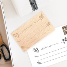 Load image into Gallery viewer, ADDRESSING STAMP | HOLLY Bushel & Peck Paper