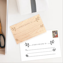 Load image into Gallery viewer, ADDRESSING STAMP | HOLLY Bushel & Peck Paper