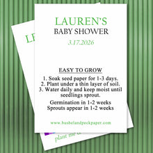 Load image into Gallery viewer, SEED PAPER FAVORS | SHAMROCK