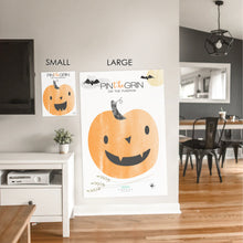 Load image into Gallery viewer, HALLOWEEN | PRINTABLE PIN THE GRIN ON THE PUMPKIN GAME