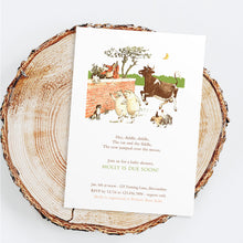 Load image into Gallery viewer, INVITATIONS | Nursery Rhyme Bushel & Peck Paper