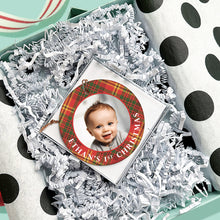 Load image into Gallery viewer, HOLIDAY ORNAMENT | RED PLAID Bushel & Peck Paper