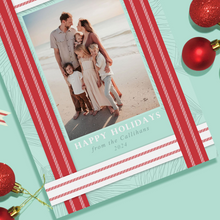 Load image into Gallery viewer, HOLIDAY PHOTO CARDS | WOVEN RIBBON Bushel & Peck Paper