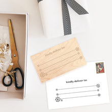 Load image into Gallery viewer, ADDRESSING STAMP | SNOWFLAKE Bushel & Peck Paper