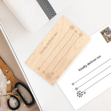 Load image into Gallery viewer, ADDRESSING STAMP | SNOWFLAKE Bushel & Peck Paper