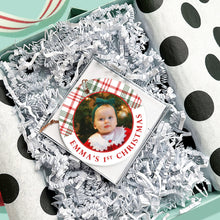 Load image into Gallery viewer, HOLIDAY ORNAMENT | WHITE PLAID Bushel & Peck Paper