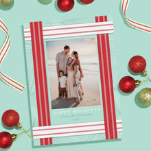 Load image into Gallery viewer, HOLIDAY PHOTO CARDS | WOVEN RIBBON Bushel & Peck Paper