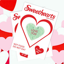 Load image into Gallery viewer, SEED PAPER VALENTINES | CONVERSATION HEARTS Bushel & Peck Paper
