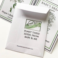 Load image into Gallery viewer, Baby Shower Seed-Favors™ - BABY'S BREATH SEED PACKET FAVORS