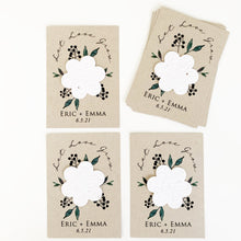 Load image into Gallery viewer, Seed Favors Shower Seeds™ | Plantable Seed Paper Bridal Favors | Wild Flower freeshipping - Bushel & Peck Paper