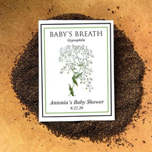 Load image into Gallery viewer, Baby Shower Seed-Favors™ - BABY'S BREATH SEED PACKET FAVORS freeshipping - Bushel & Peck Paper