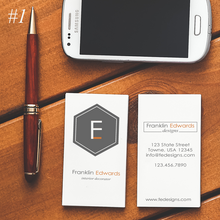 Load image into Gallery viewer, Custom Business Cards freeshipping - Bushel & Peck Paper