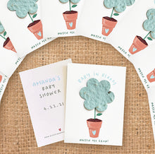Load image into Gallery viewer, Seed Favors Shower Seeds™ | Plantable Seed Paper Favors | Wild Flower | BLUE freeshipping - Bushel & Peck Paper