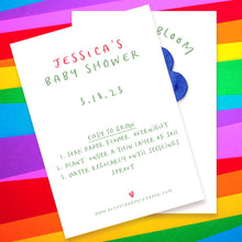 Load image into Gallery viewer, SEED PAPER FAVORS | RAINBOW FLOWER