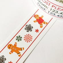 Load image into Gallery viewer, Custom Vinyl ID Bands - Set of 12 Gingerbread Cookie Bracelets