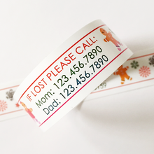 Load image into Gallery viewer, Custom Vinyl ID Bands - Set of 12 Gingerbread Cookie Bracelets