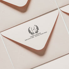 Load image into Gallery viewer, Rubber Stamp CUSTOM ADDRESS STAMP | GRAPEVINE freeshipping - Bushel & Peck Paper