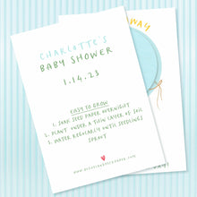 Load image into Gallery viewer, PARTY SEEDS™ | HOT AIR BALLOON - BLUE - printed back