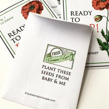 Load image into Gallery viewer, Baby Shower Poppy-Favors™ - READY TO POP! SEED PACKET FAVORS
