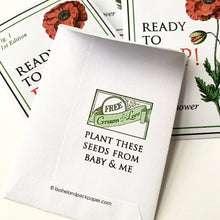 Load image into Gallery viewer, Baby Shower Poppy-Favors™ - READY TO POP! SEED PACKET FAVORS