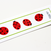 Load image into Gallery viewer, Custom Vinyl ID Bands - Set of 12 Ladybug Bracelets