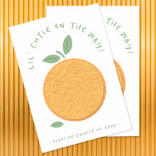 Load image into Gallery viewer, Shower Seeds™ | Lil' Cutie Shower Favors | Plantable Seed Paper Favors | Wildflower seeds Bushel & Peck Paper