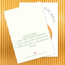 Load image into Gallery viewer, Shower Seeds™ | Lil' Cutie Shower Favors | Plantable Seed Paper Favors | Wildflower seeds Bushel & Peck Paper