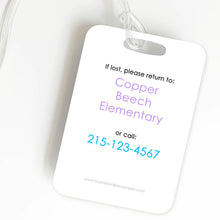 Load image into Gallery viewer, LUGGAGE TAG | Llama - Bag Tags by Bushel & Peck Paper - Custom Printed Back Pack Tag 16.00