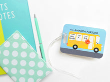 Load image into Gallery viewer, LUGGAGE TAG | SCHOOL BUS