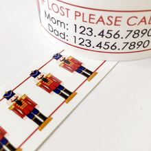 Load image into Gallery viewer, Custom Vinyl ID Bands - Set of 12 Nutcracker Bracelets