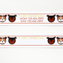 Load image into Gallery viewer, Custom Vinyl ID Bands - Set of 12 Puppy Bracelets