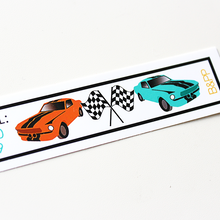 Load image into Gallery viewer, Custom Vinyl ID Bands - Set of 12 Race Car Bracelets