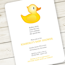 Load image into Gallery viewer, Rubber Ducky Invitations freeshipping - Bushel &amp; Peck Paper
