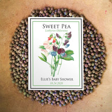 Load image into Gallery viewer, Baby Shower Seed-Favors™ - SWEET PEA SEED PACKET FAVORS freeshipping - Bushel & Peck Paper