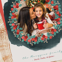 Load image into Gallery viewer, Holiday Photo Cards Holiday Photo Cards - Warm Wishes Bushel & Peck Paper