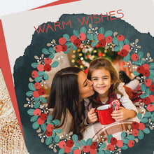 Load image into Gallery viewer, Holiday Photo Cards Holiday Photo Cards - Warm Wishes Bushel & Peck Paper