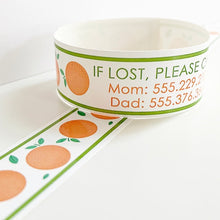Load image into Gallery viewer, ID BANDS | ORANGE BLOSSOM - Bushel & Peck Paper - Custom Printed Travel bracelets for kids and adults - set of 12 - 20.00