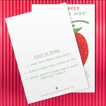 Load image into Gallery viewer, PARTY SEEDS™ | BERRY SWEET BABY - Bushel & Peck Paper - Custom Seed Paper Baby Shower Party Favors set of 10 - 18.00