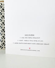 Load image into Gallery viewer, Single Growable Greeting Card | Lil' Cutie Baby Shower Card by Bushel & Peck Paper