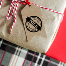 Load image into Gallery viewer, Rubber Stamp HOLIDAY STAMP | NAUGHTY OR NICE