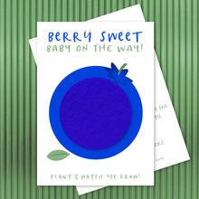 Load image into Gallery viewer, SEED PAPER FAVORS | BLUEBERRY Bushel &amp; Peck Paper
