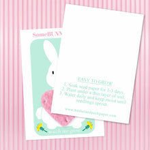 Load image into Gallery viewer, SEED PAPER FAVORS | SomeBUNNY Bushel &amp; Peck Paper

