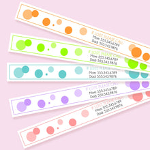 Load image into Gallery viewer, ID BANDS | ASSORTED DOT Bushel &amp; Peck Paper
